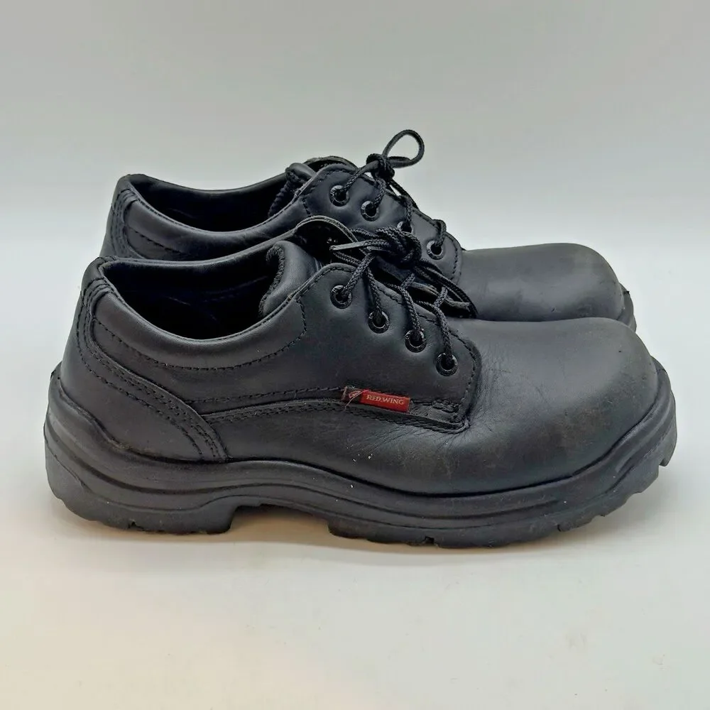 Red Wing 6633 King Toe Lace-Up Safety Work Shoe Men's 8D Black EH Steel Toe